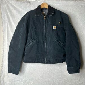 Carhartt Mens Black Detroit Size 40 Regular.